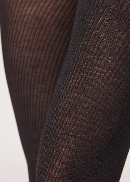Panty Tupido Cashmere Efecto Canalé