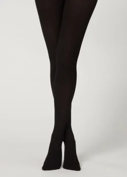 Panty Tupido Cashmere Efecto Canalé