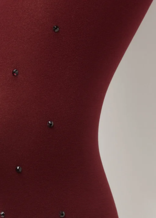 Panty Tupido Con Detalles Pedrería