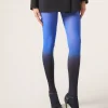 Panty Tupido Efecto Degradado Bicolor