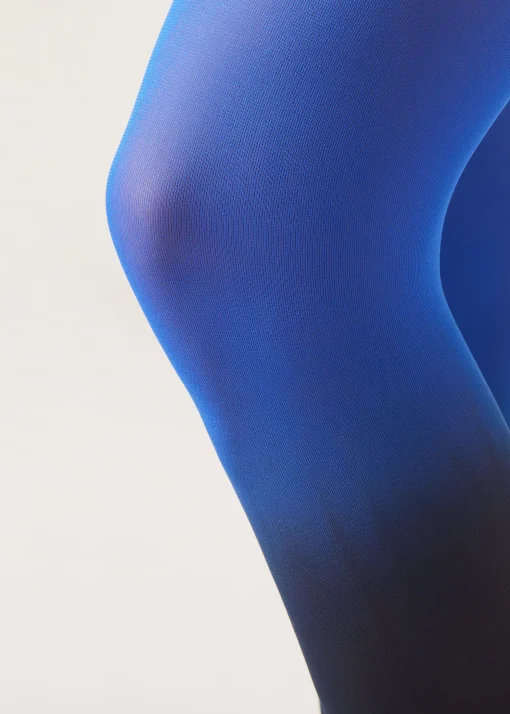 Panty Tupido Efecto Degradado Bicolor