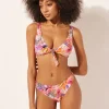 Top Brassiere Reversible Bikini Wild Foliage