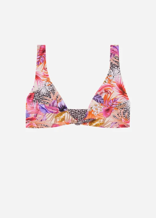 Top Brassiere Reversible Bikini Wild Foliage