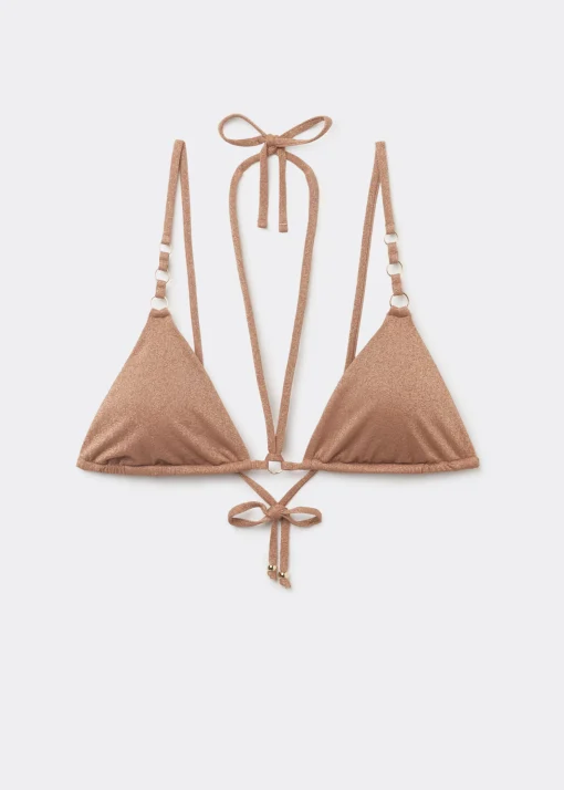 Triángulo Relleno Extraíble Bikini Golden Gleam
