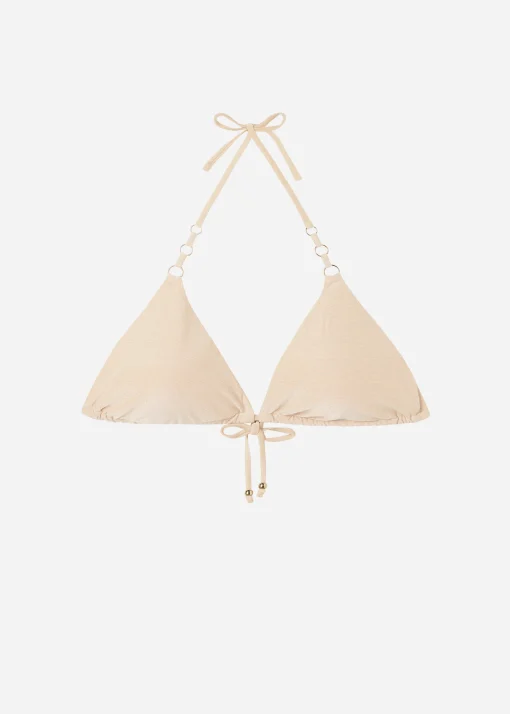 Triángulo Relleno Extraíble Bikini Golden Gleam