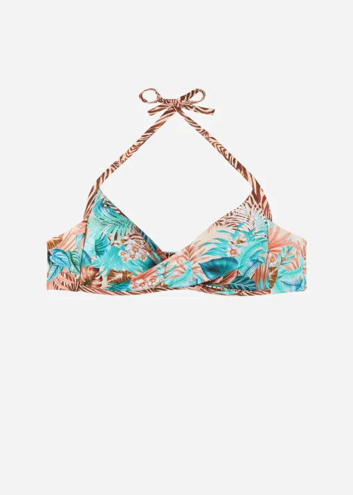 Triángulo Relleno Gradual Bikini Wild Foliage