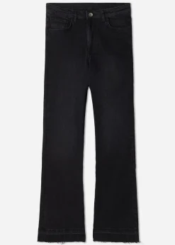 Vaqueros Cropped acampanados