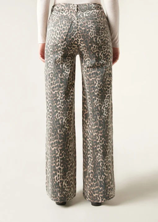 Vaqueros Palazzo Animalier