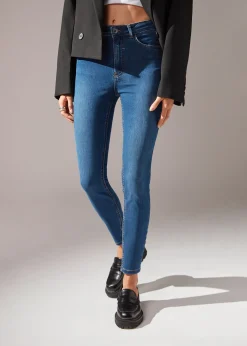 Vaqueros Push Up Skinny de Cintura Alta Soft Touch