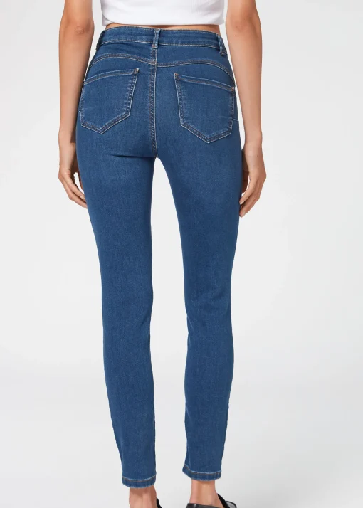 Vaqueros Push Up Skinny de Cintura Alta Soft Touch