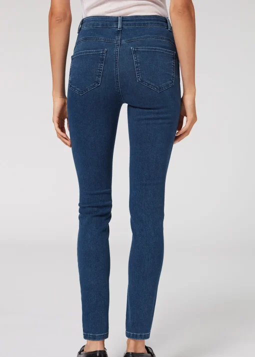 Vaqueros Push Up Skinny de Cintura Alta Soft Touch
