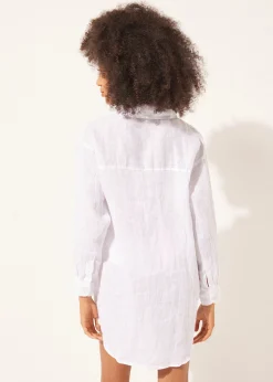 Vestido Camisa de Lino