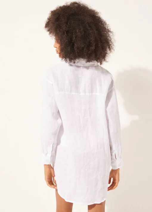 Vestido Camisa de Lino