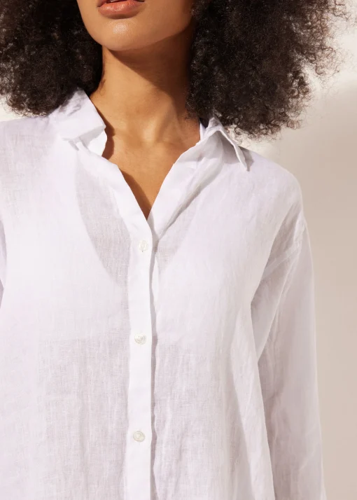 Vestido Camisa de Lino