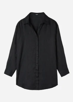 Vestido Camisa de Lino