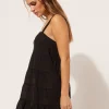 Vestido Corto con Volantes