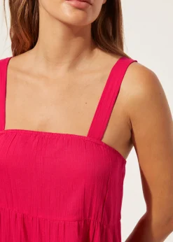 Vestido Corto con Volantes