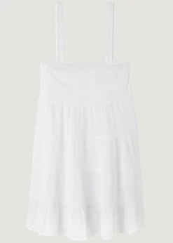 Vestido Corto con Volantes