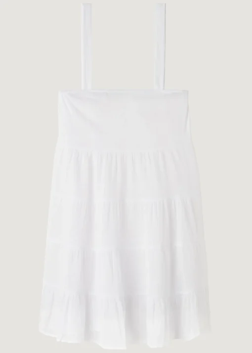Vestido Corto con Volantes