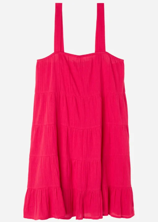 Vestido Corto con Volantes